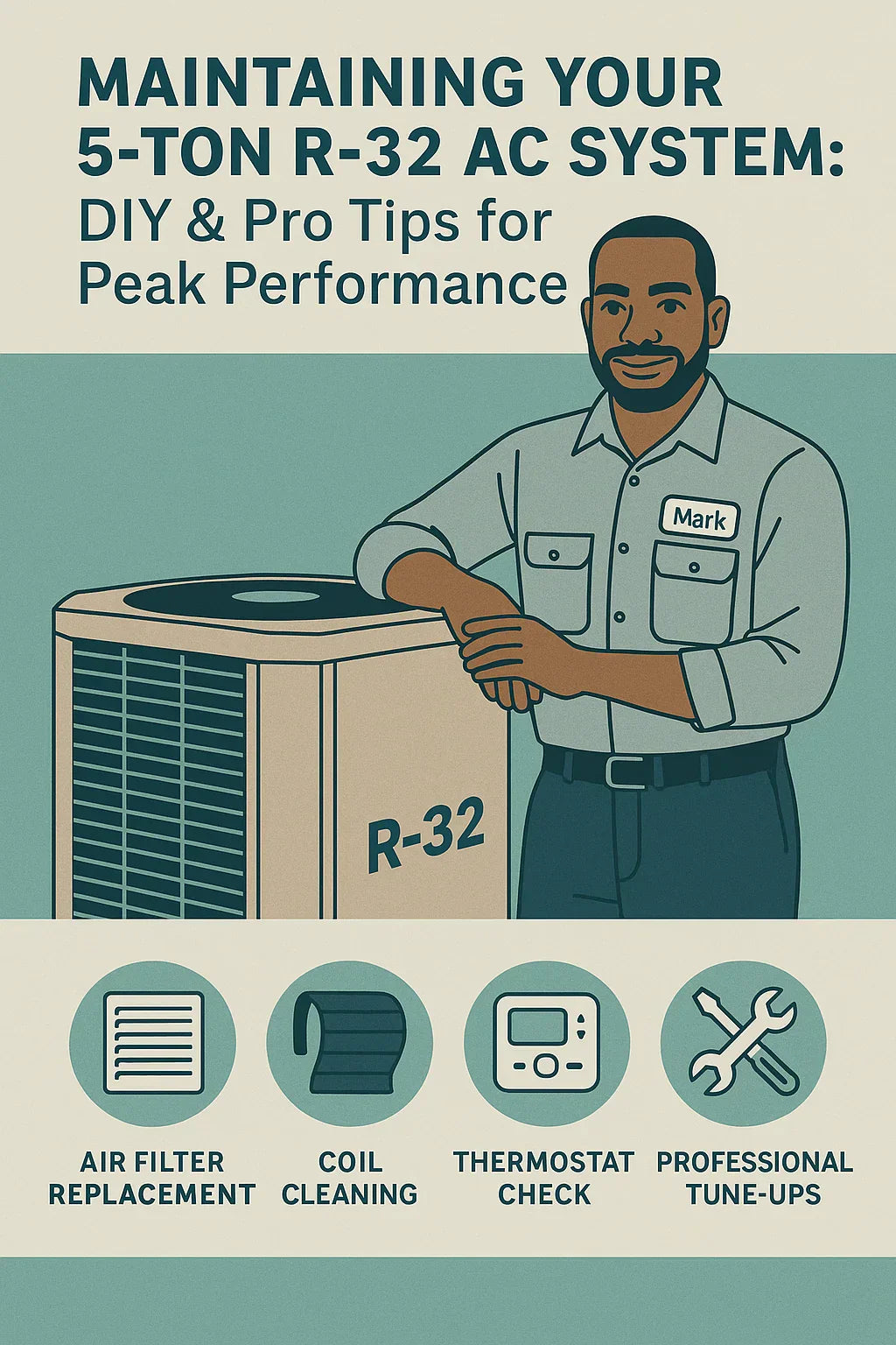 Maintaining Your 5-Ton R-32 AC System DIY & Pro Tips for Peak Performance