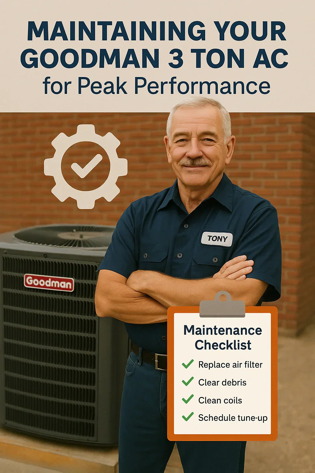 Maintaining Your Goodman 3 Ton AC for Peak Performance