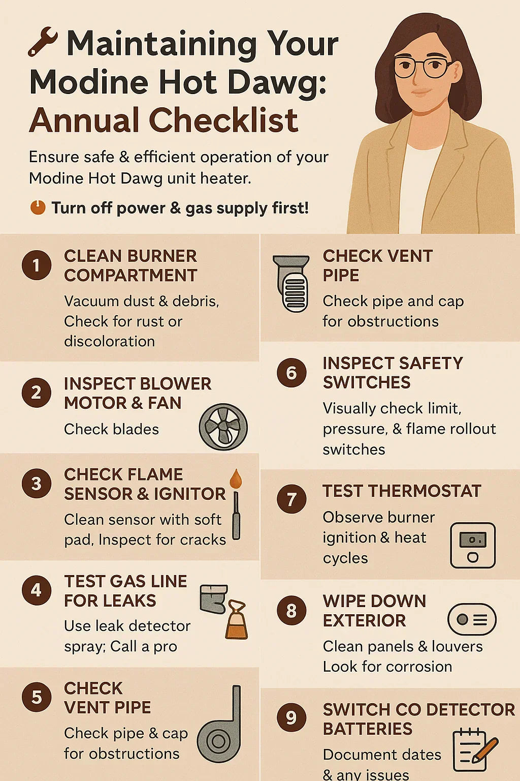 Maintaining Your Modine Hot Dawg Annual Checklist for Safe & Efficient Operation