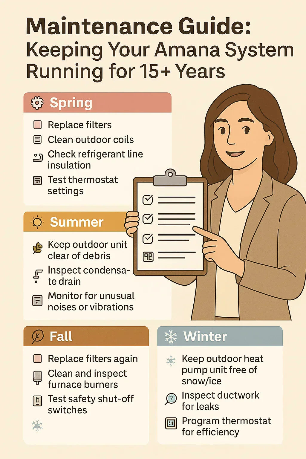 Maintenance Guide: Keeping Your Amana System Running for 15+ Years