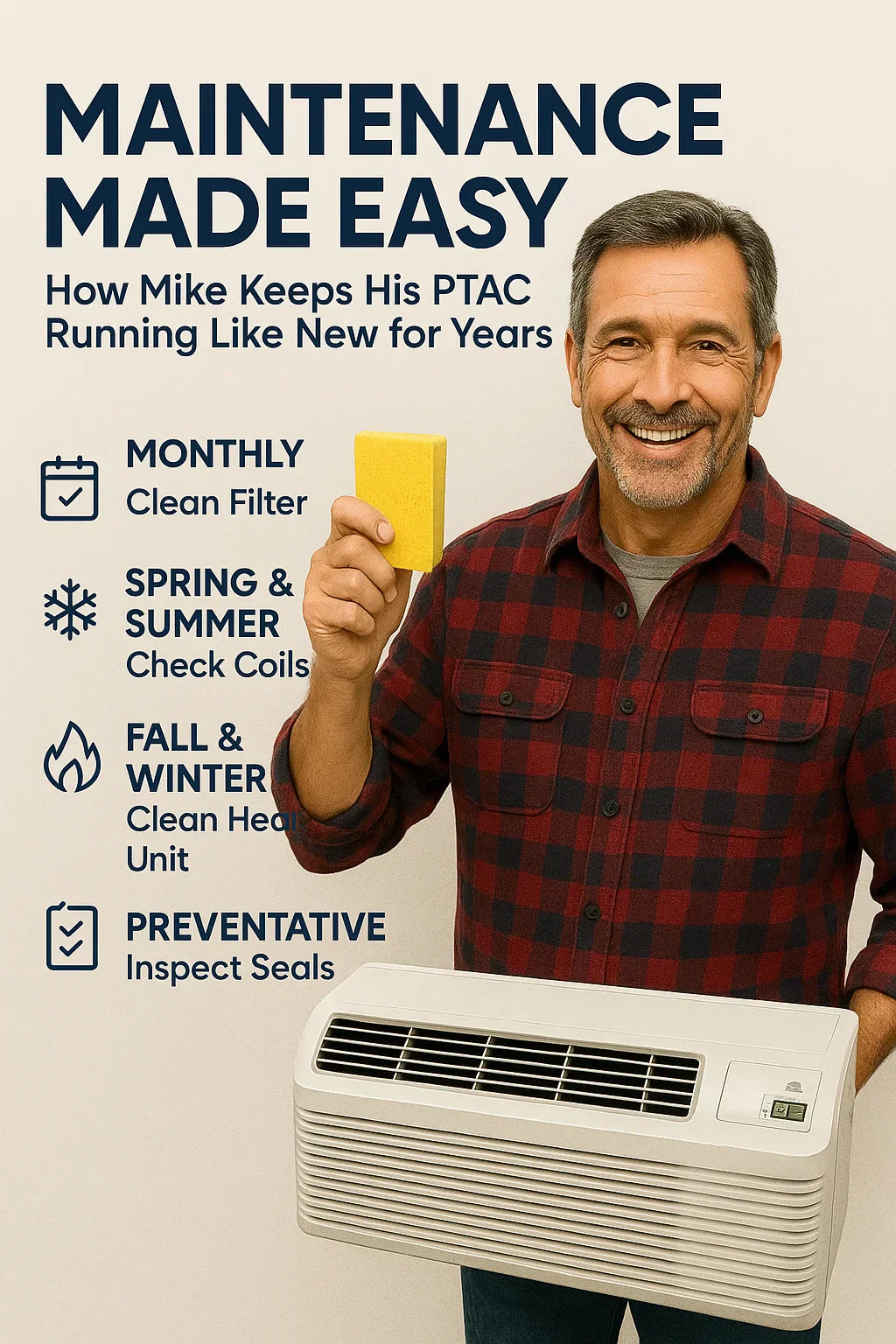 Maintenance Made Easy: How Mike Keeps His PTAC Running Like New for Years