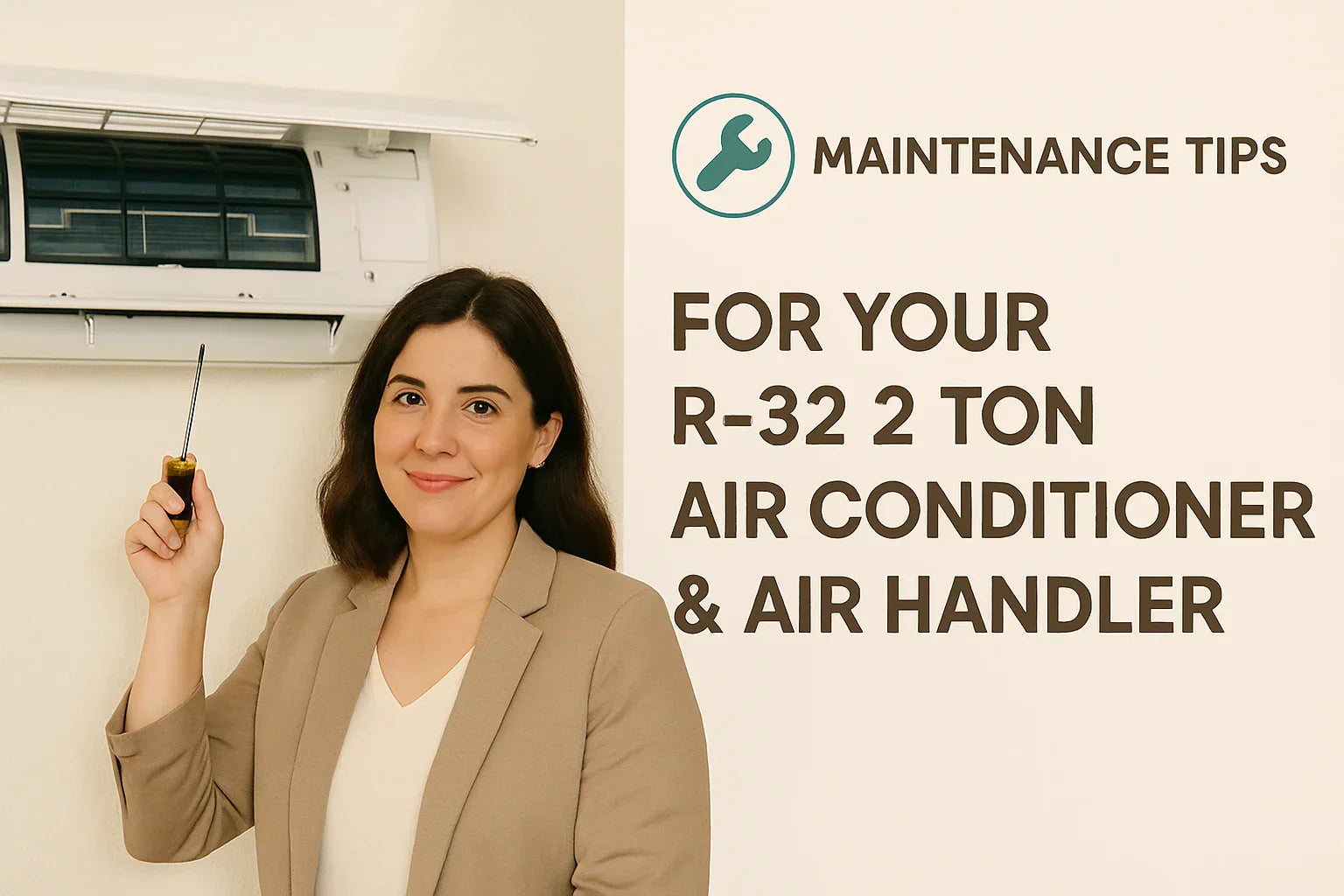 Maintenance Tips for Your R-32 2 Ton Air Conditioner & Air Handler