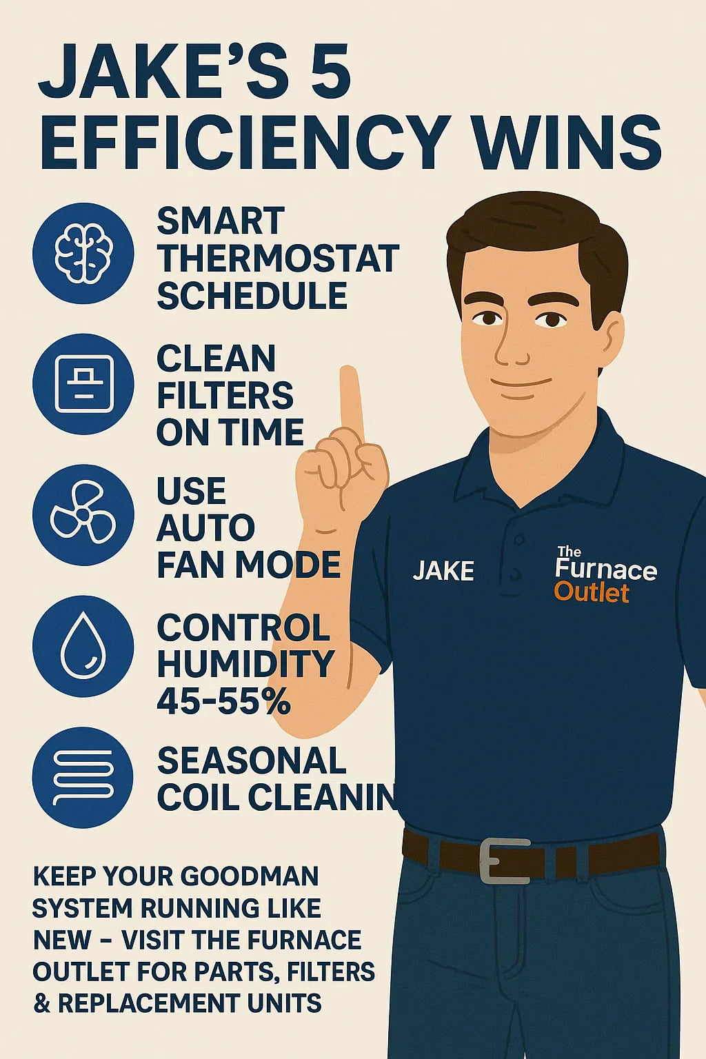 Efficiency at its maximum with Your Goodman System - Thermostat and Filter Hacks for you to know