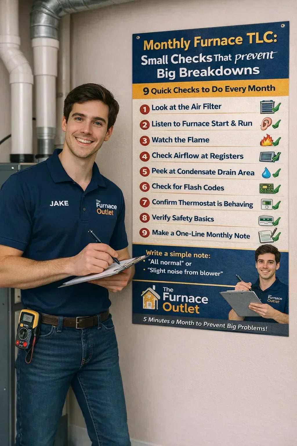Monthly Furnace TLC: Small Checks That Prevent Big Breakdowns
