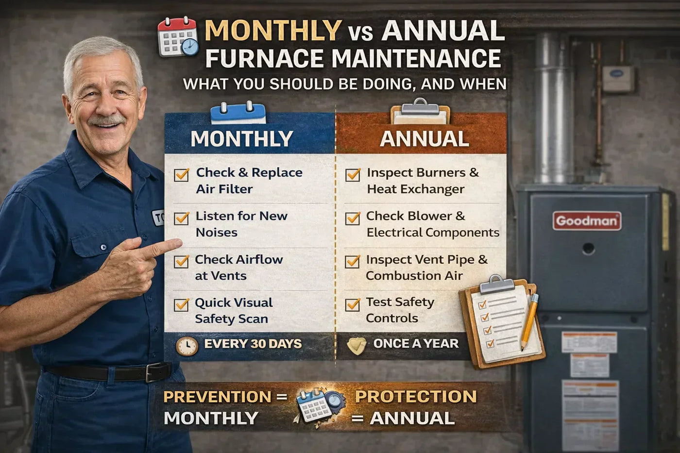 Monthly vs Annual Maintenance: What You Should Be Doing, and When