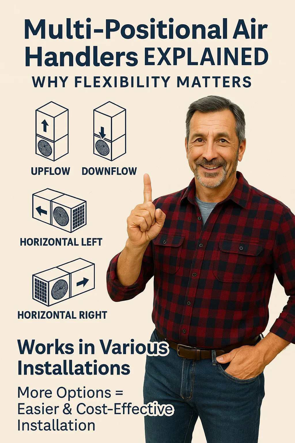 Multi-Positional Air Handlers Explained: Why Flexibility Matters