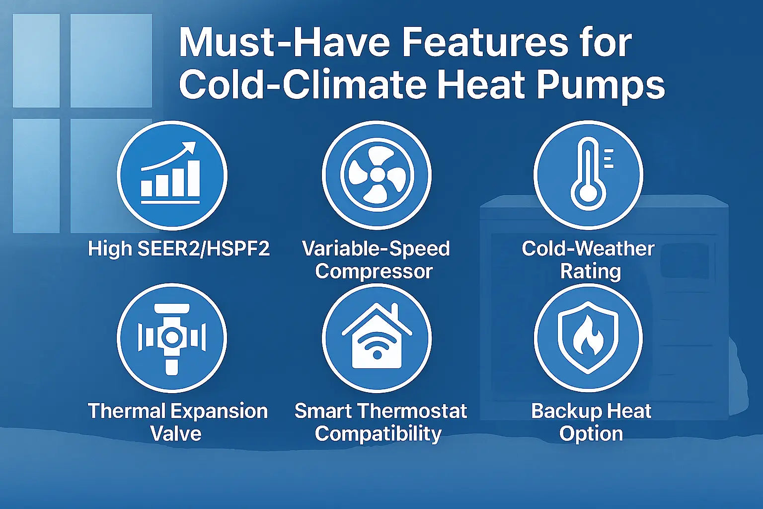 Key Features to Look for in a Cold Climate Heat Pump