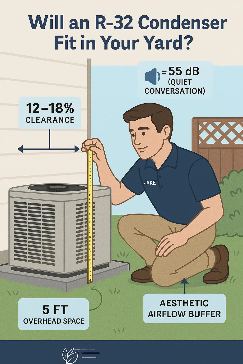 Noise, Clearance & Space Planning Will an R-32 Condenser Fit in Jake’s Yard