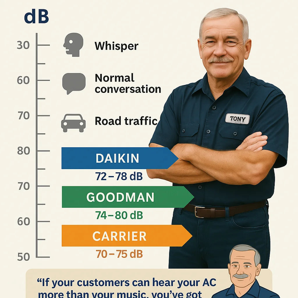 Noise Levels Explained How Quiet Is the Daikin 5 Ton Packaged AC