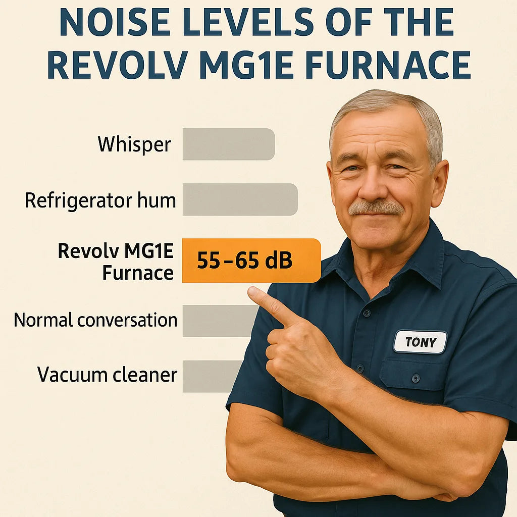 Noise Levels Explained: How Quiet Is the Revolv MG1E Furnace?