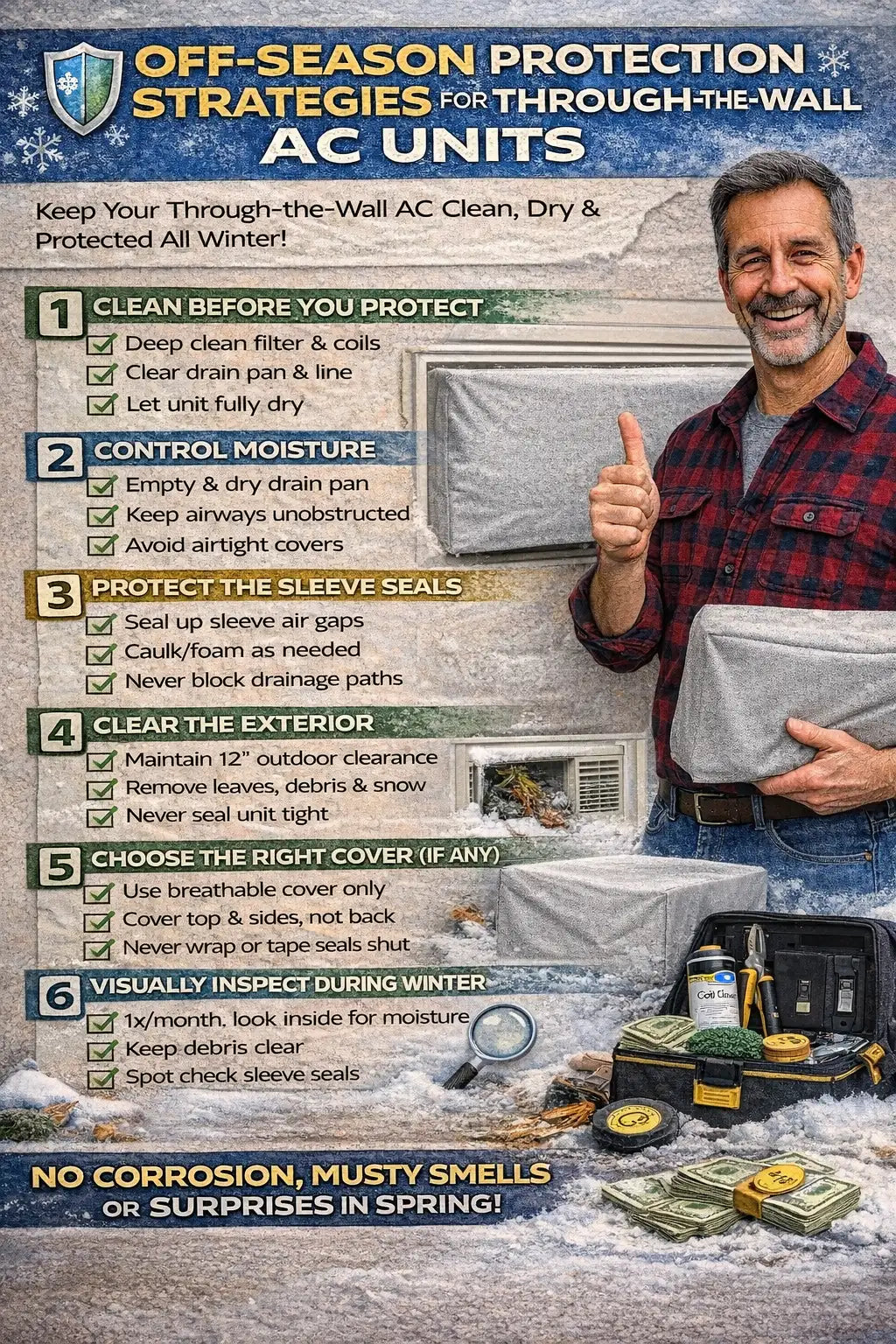 Off-Season Protection Strategies for Through-the-Wall AC Units