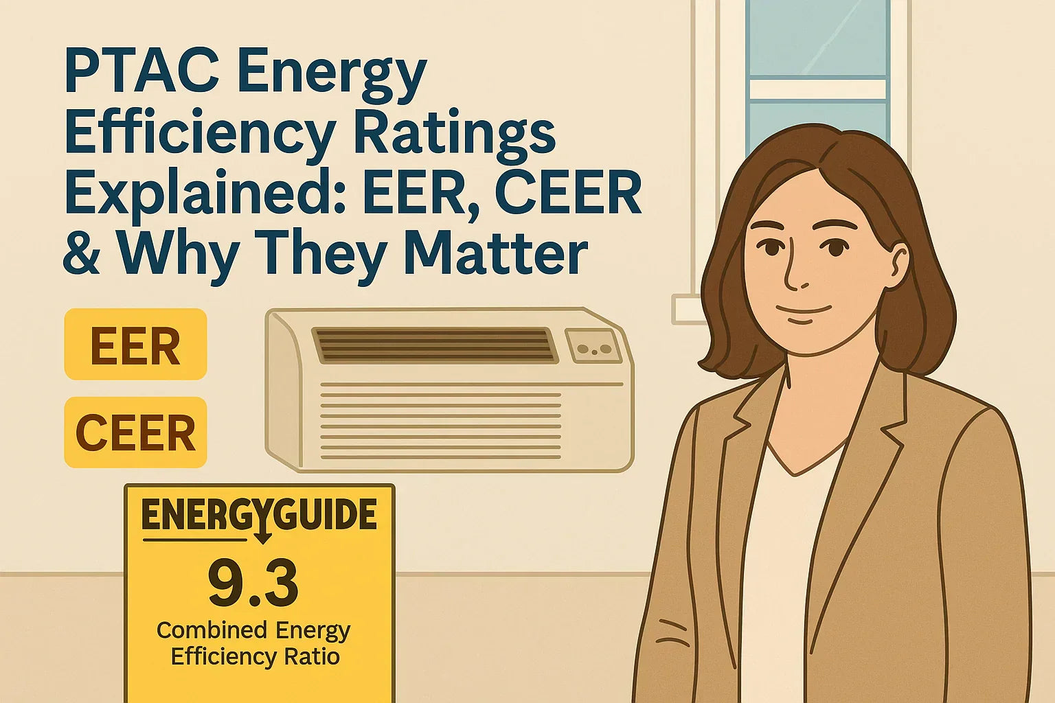 PTAC Energy Efficiency Ratings Explained: EER, CEER & Why They Matter