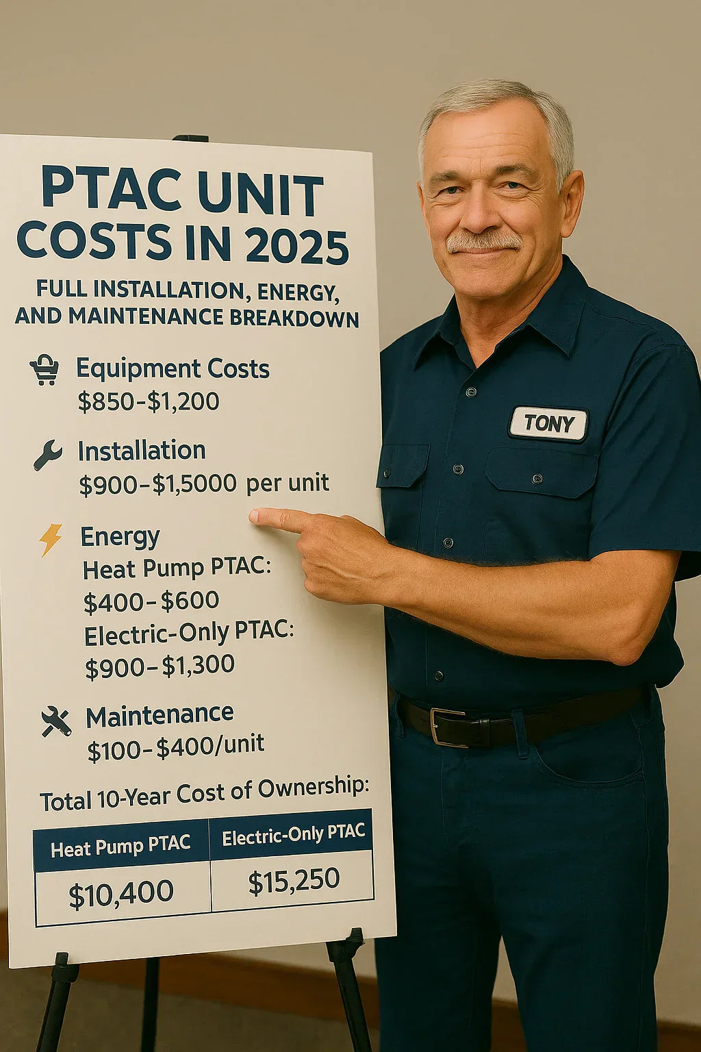 PTAC Unit Costs in 2025 Full Installation, Energy, and Maintenance Breakdown