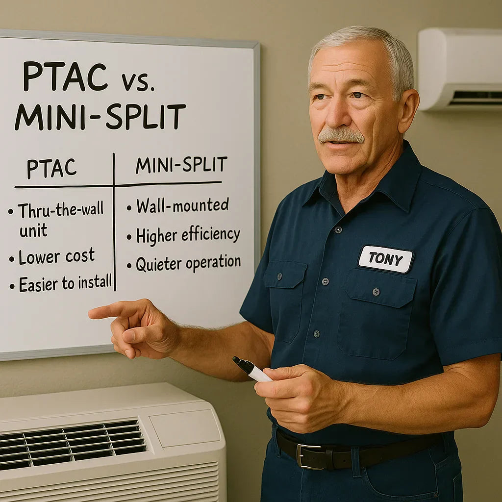 PTAC vs. Mini-Split: Which Is Better for Hotels, Apartments, and Assisted Living?