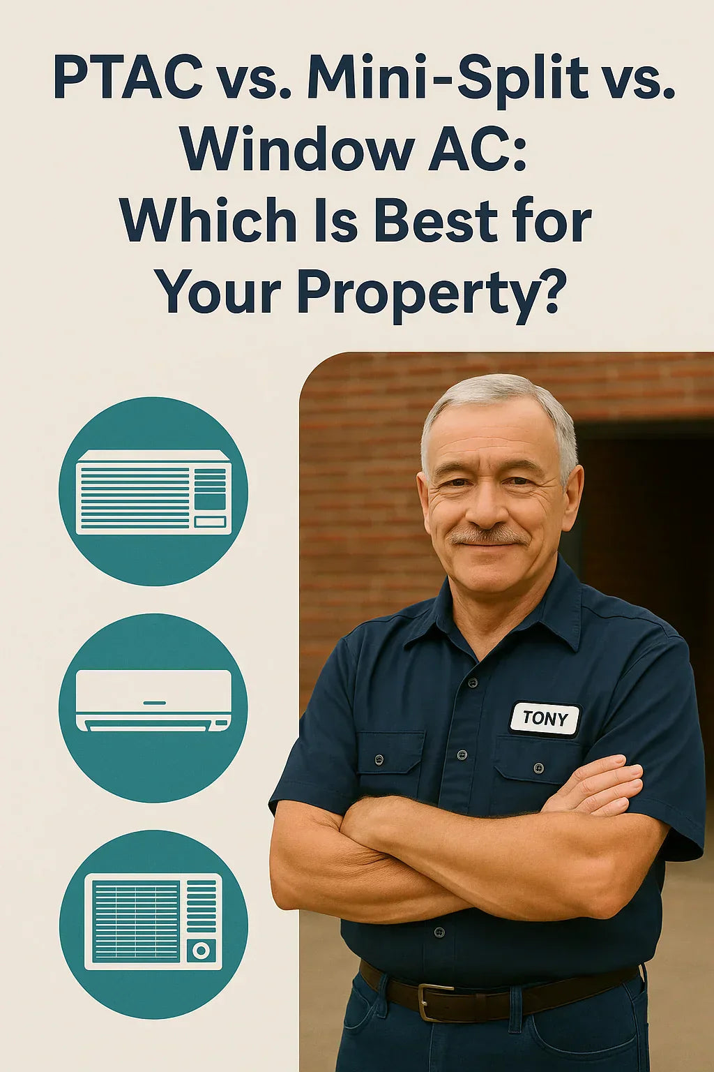 PTAC vs. Mini-Split vs. Window AC: Which Is Best for Your Property?