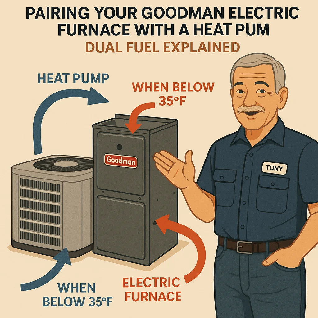 Pairing Your Goodman Electric Furnace with a Heat Pump or AC System Dual Fuel Explained