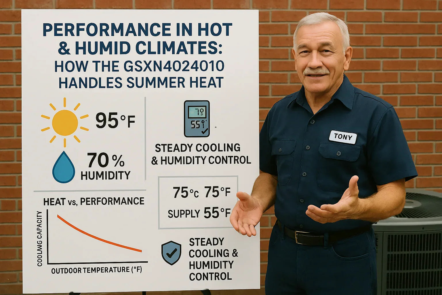 Performance in Hot & Humid Climates How the GSXN402410 Handles Summer Heat