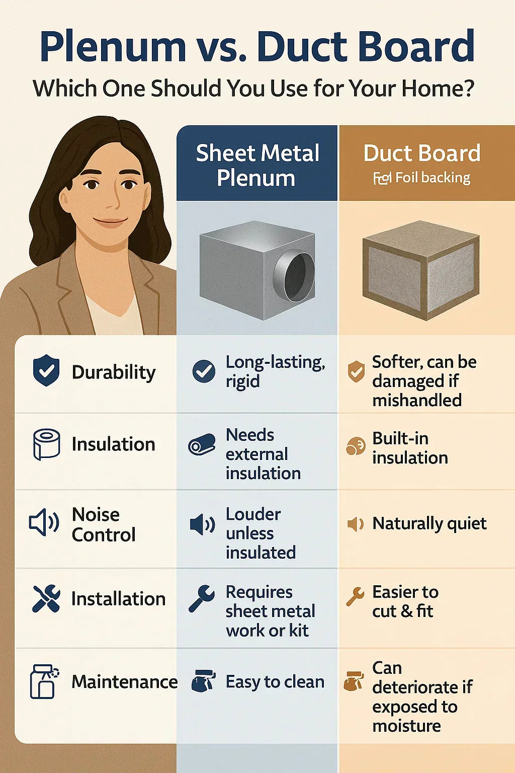 Plenum vs. Duct Board: Which One Should You Use for Your Home?