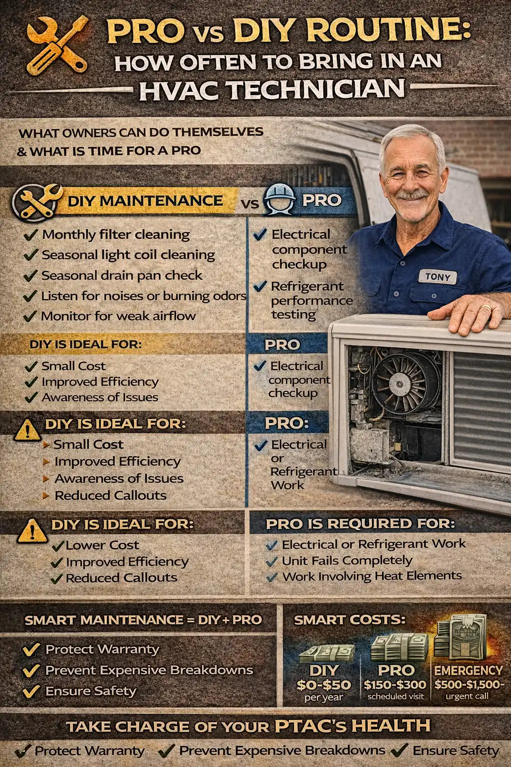 Pro vs DIY Routine: How Often to Bring in an HVAC Technician