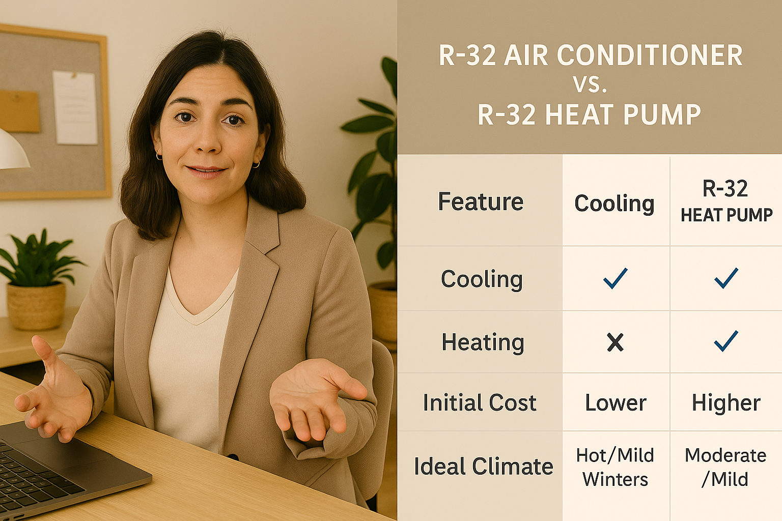 R-32 Air Conditioners vs Heat Pumps: Which One’s Right for You?