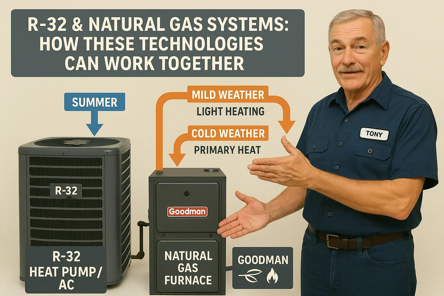 R-32 & Natural Gas Systems: How These Technologies Can Work Together