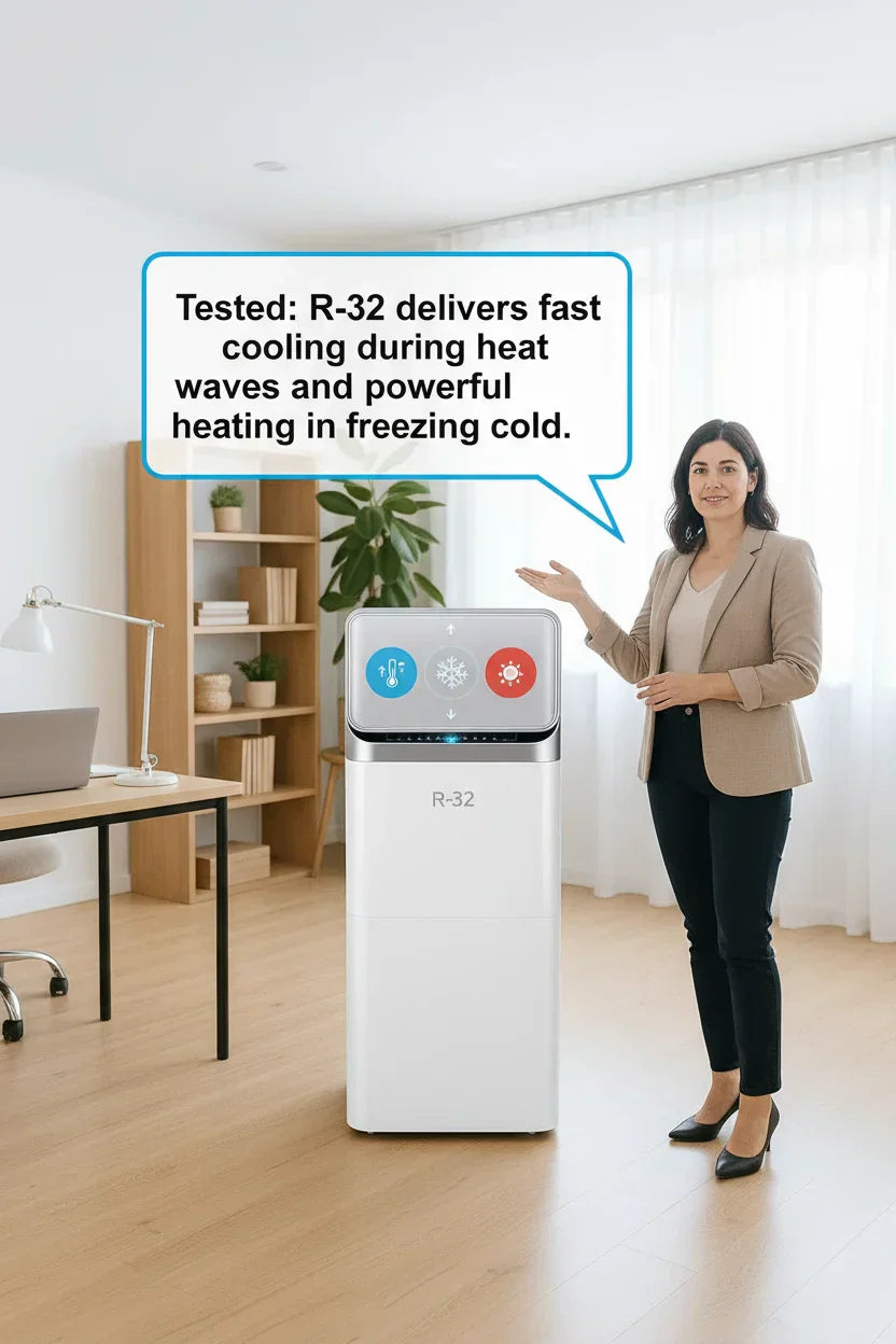 R-32 Performance in Extreme Weather — Cooling and Heating Tested