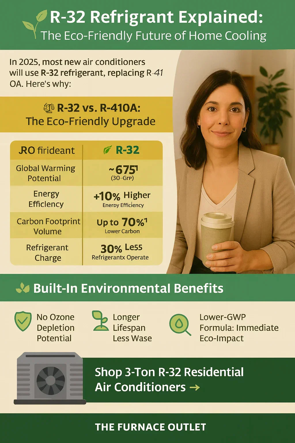 The Eco-Friendly Future of Home Cooling: An Overview of R-32 Refrigerant