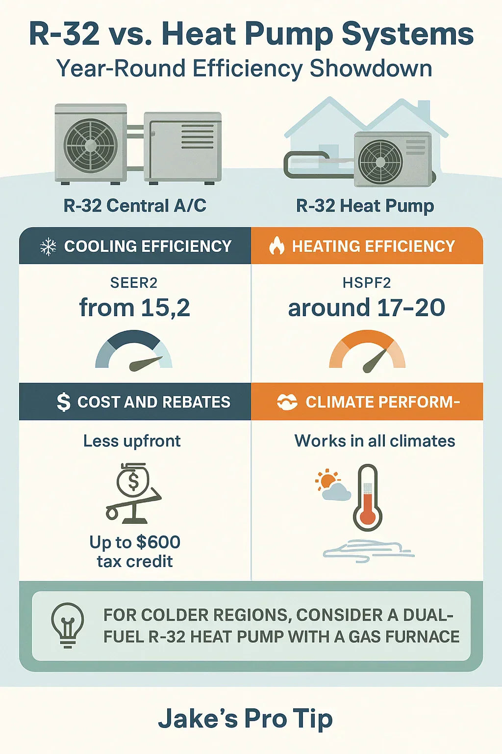 R-32 vs. Heat Pump Systems: Which Offers Better Year-Round Efficiency?