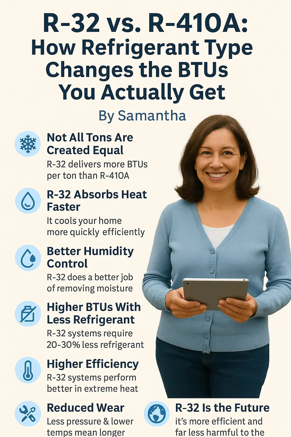 R-32 vs. R-410A: How Refrigerant Type Changes the BTUs You Actually Get