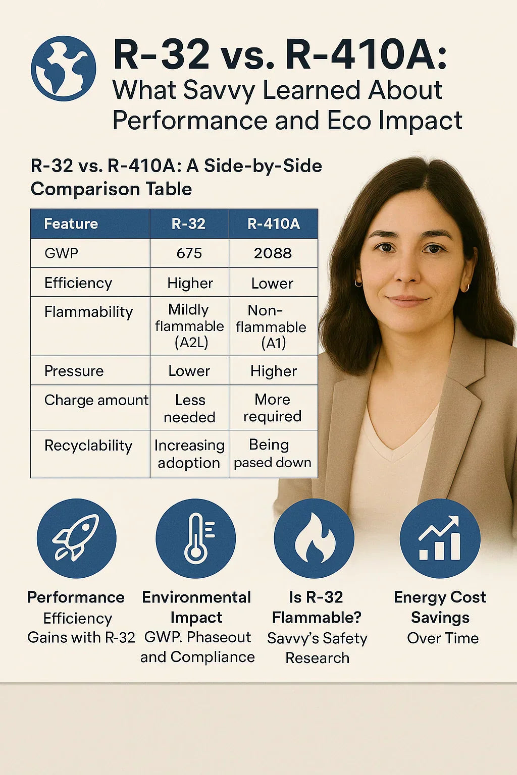 R-32 vs. R-410A What Savvy Learned About Performance and Eco Impact