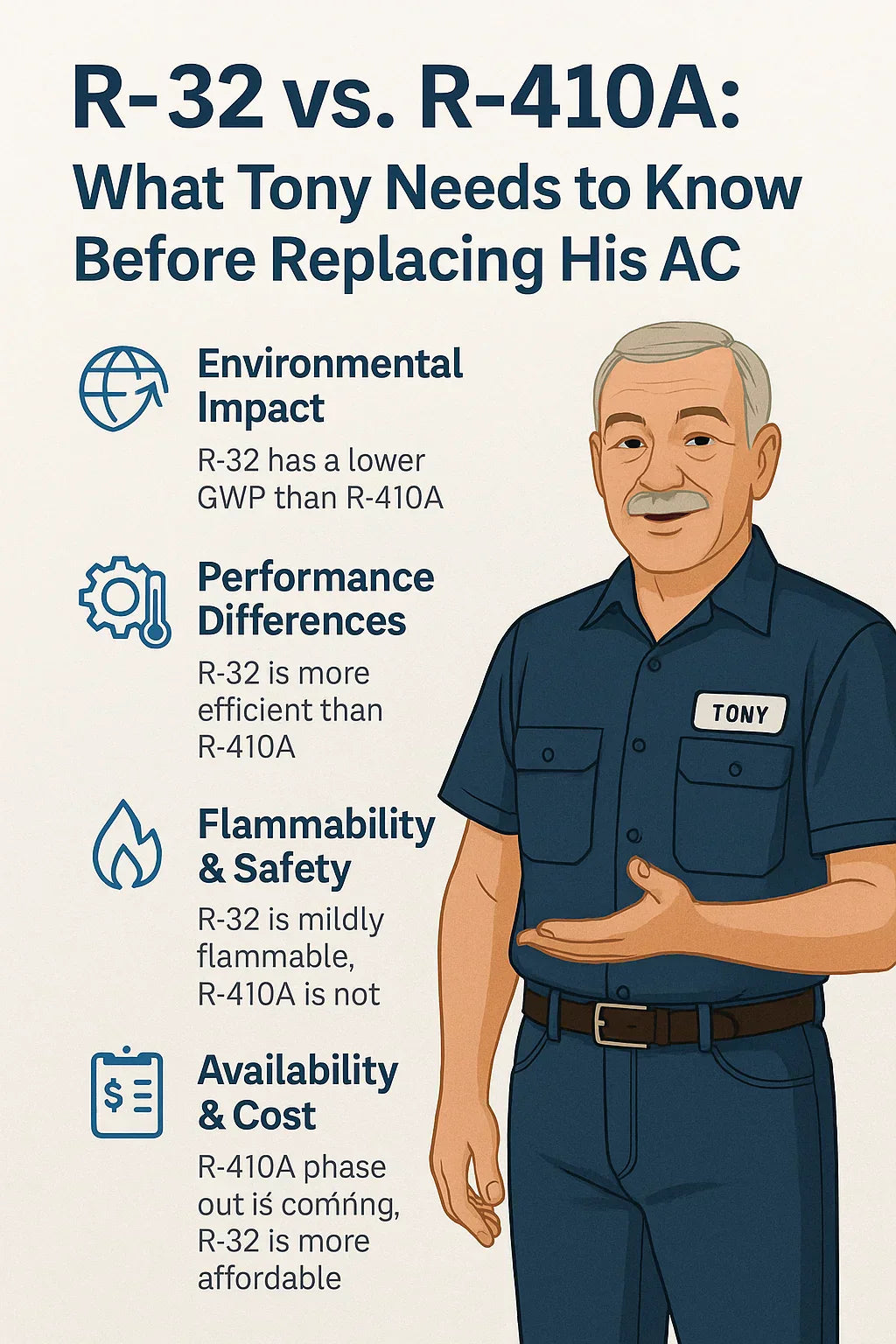 R-32 vs. R-410A What Tony Needs to Know Before Replacing His AC