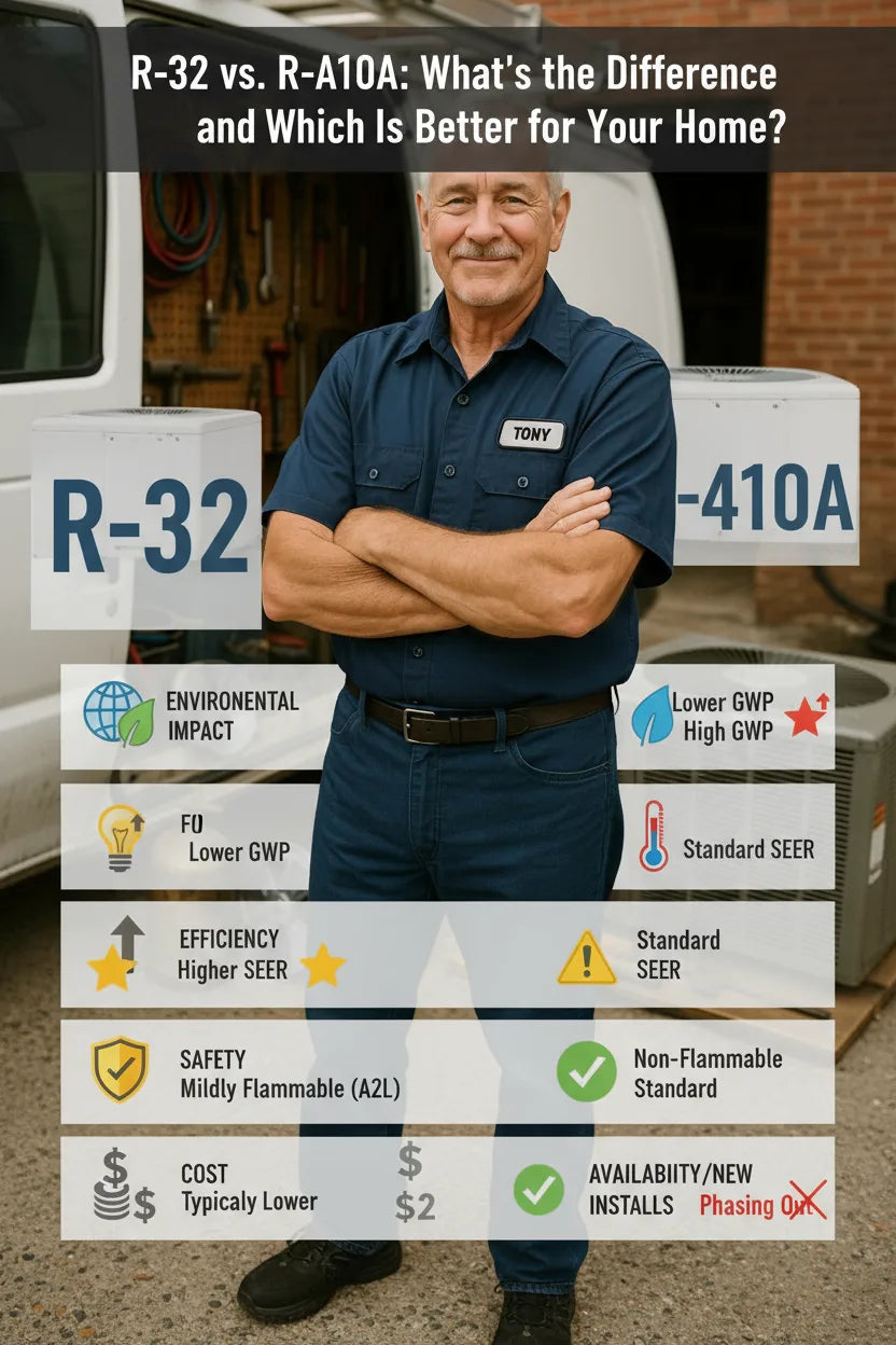 R-32 vs. R-410A: What’s the Difference and Which Is Better for Your Home?