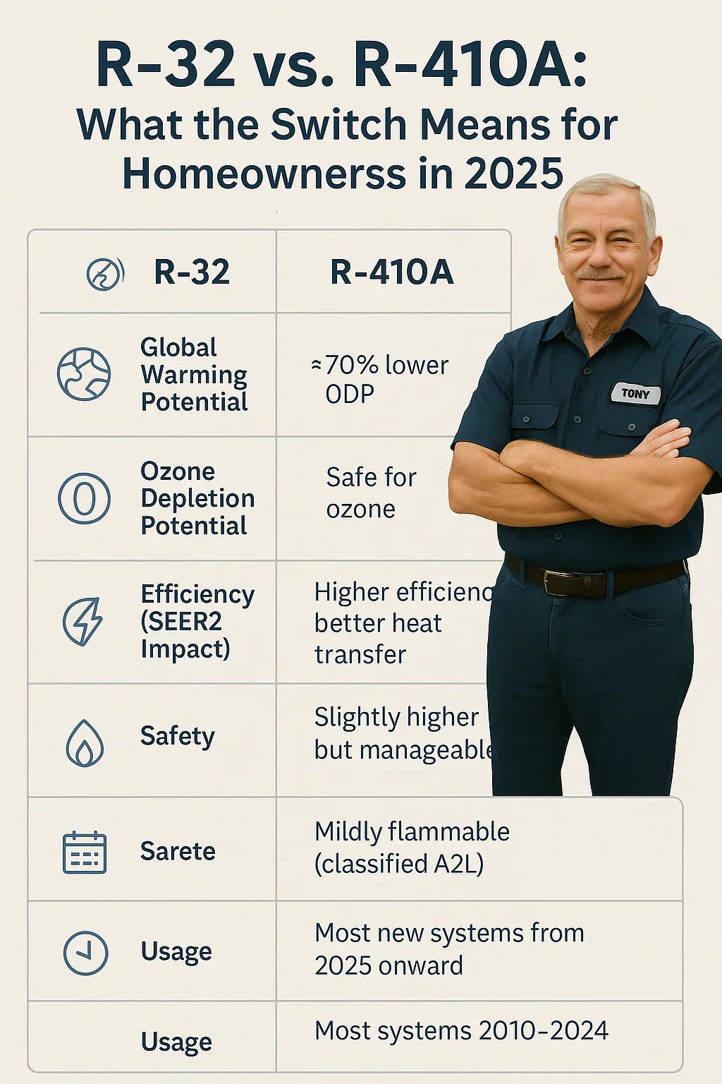 R-32 vs. R-410A: What the Switch Means for Homeowners in 2025