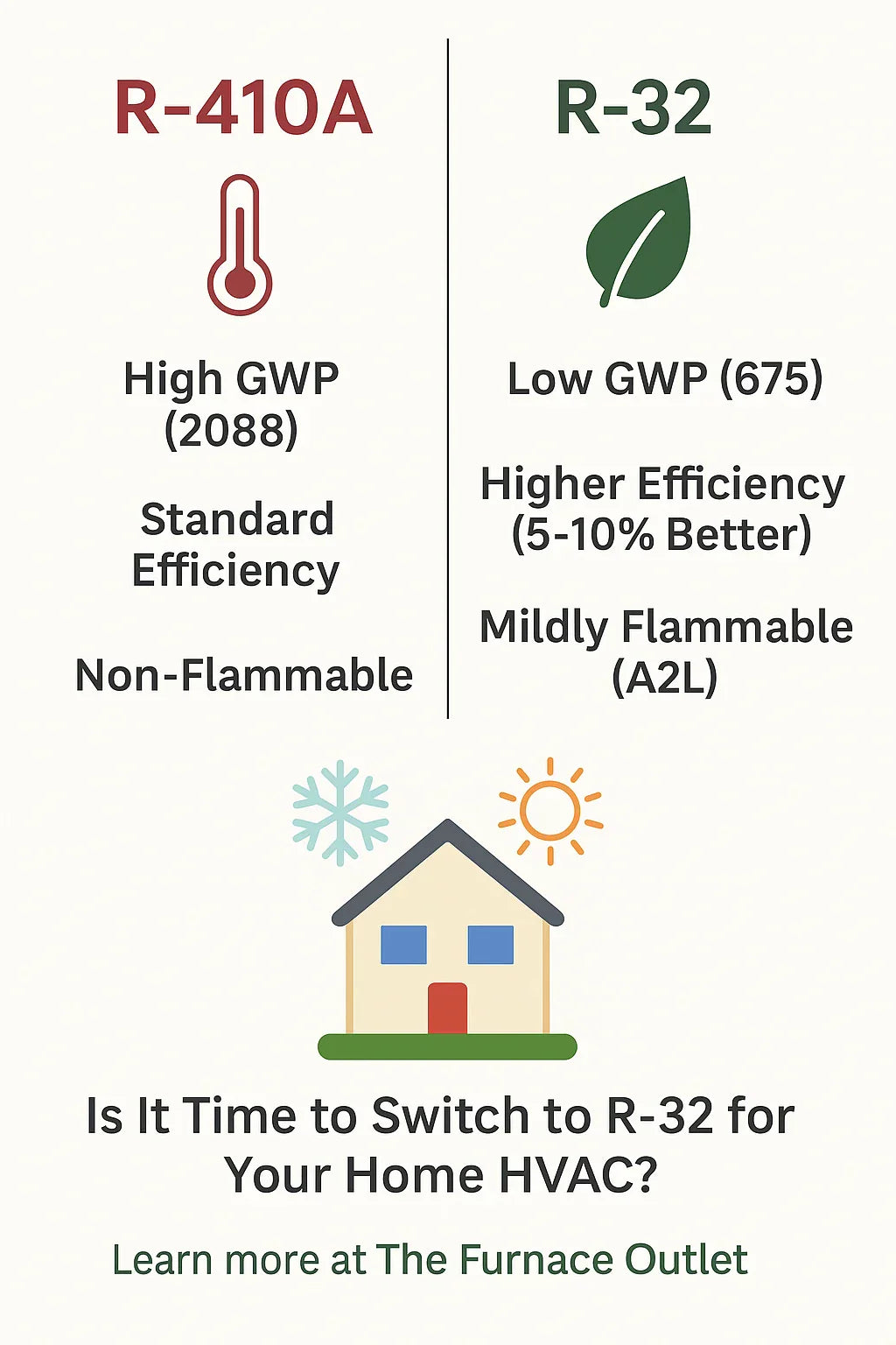 R-32 vs. R-410A What the Switch Means for Your Next HVAC System