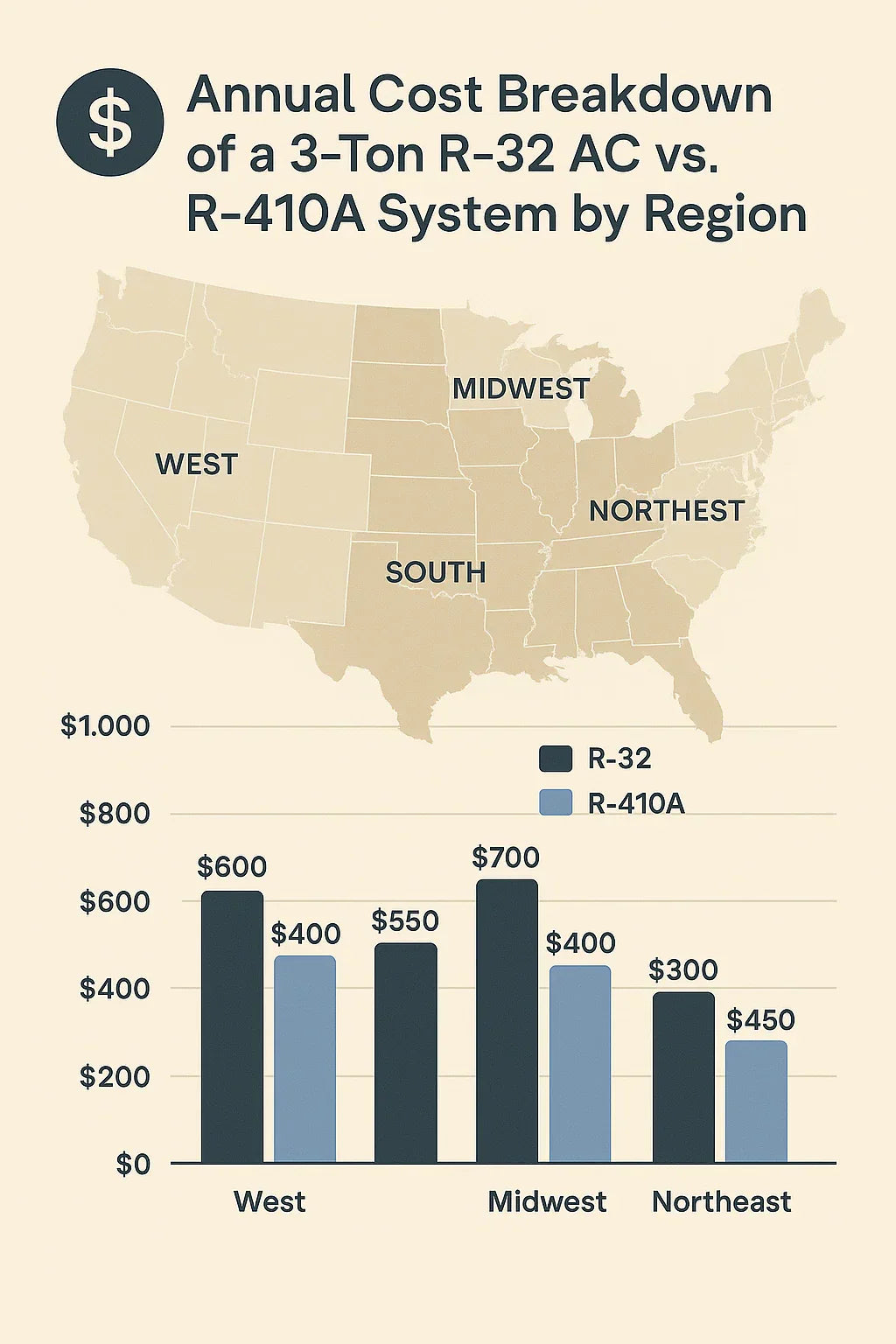 Real-World Energy Costs — What You’ll Actually Spend Running a 3-Ton R-32 AC