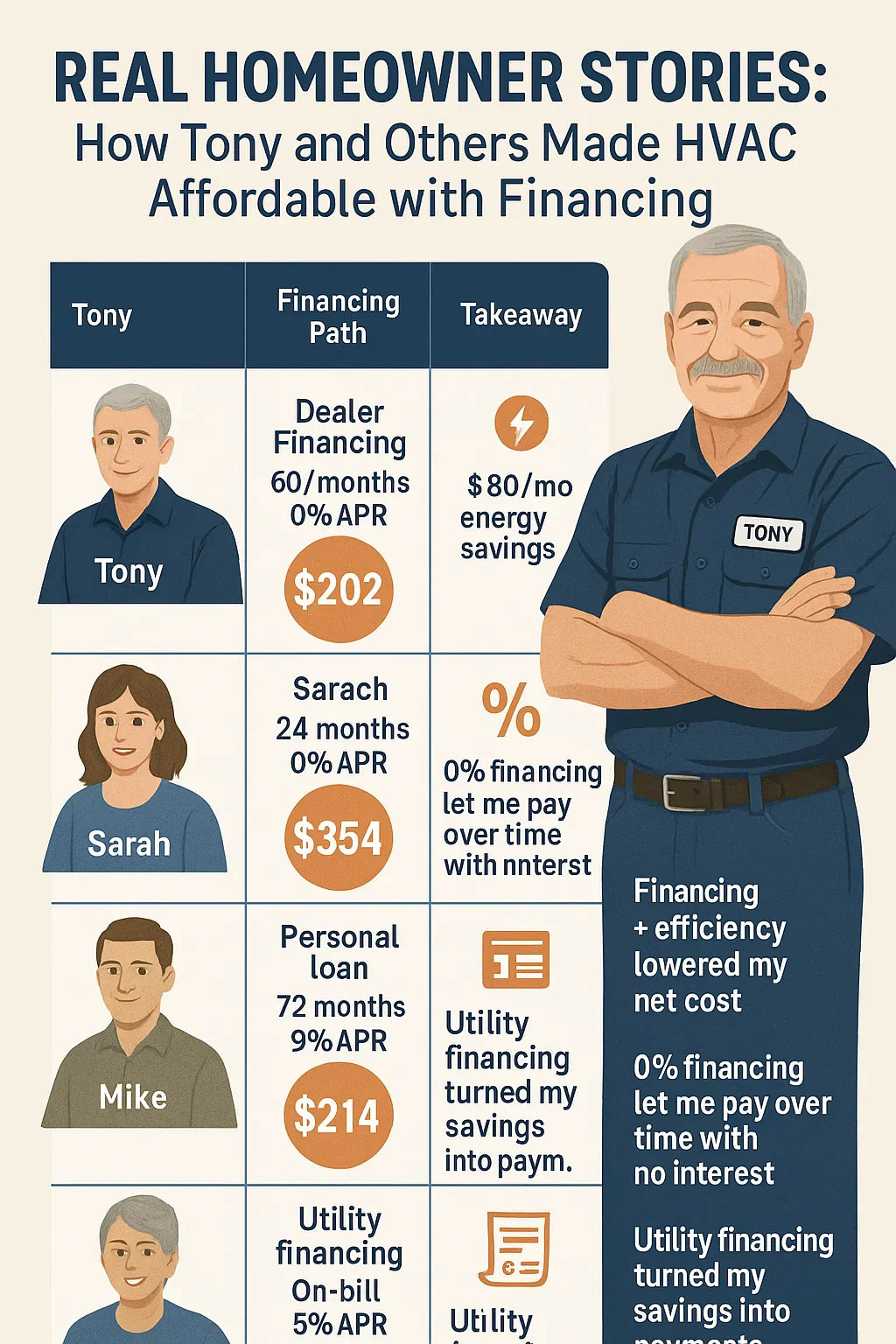 Real Homeowner Stories How Tony and Others Made HVAC Affordable with Financing