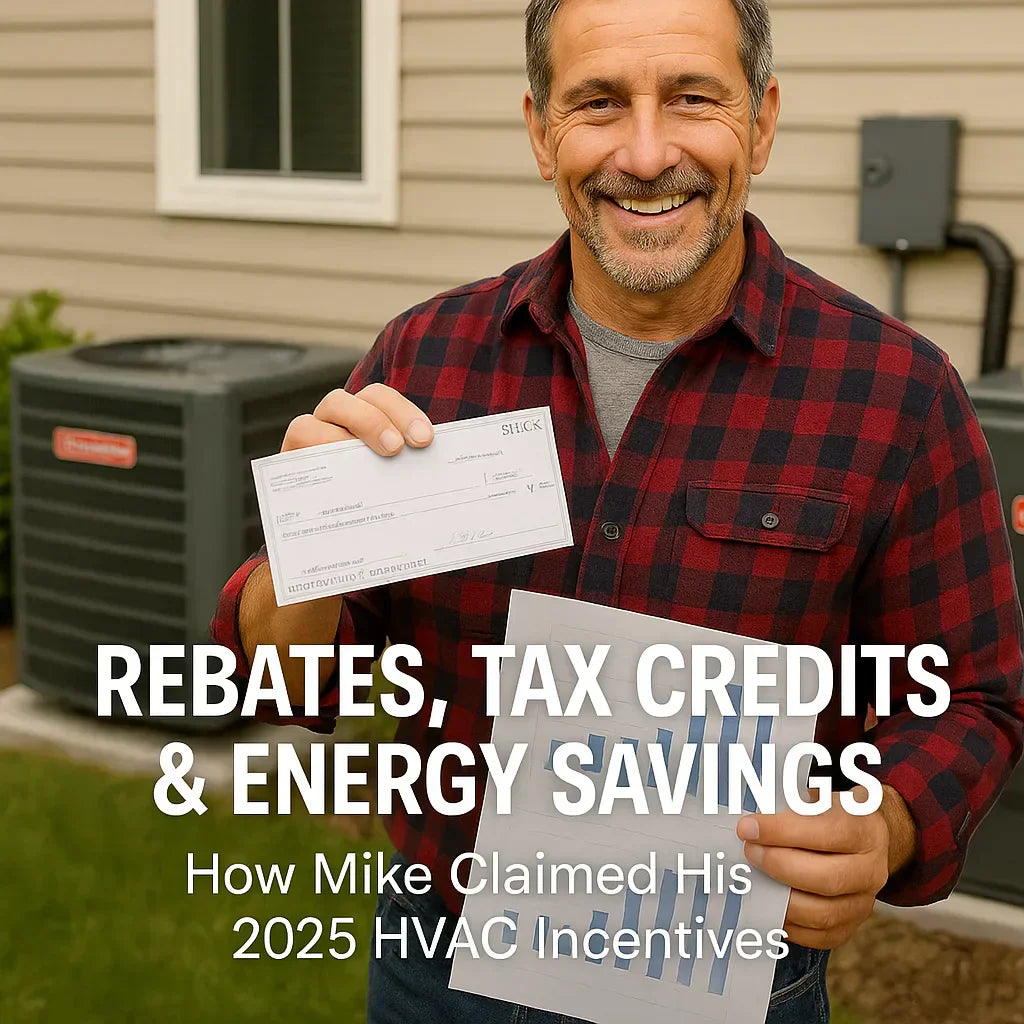 Rebates, Tax Credits & Energy Savings: How Mike Claimed His 2025 HVAC Incentives