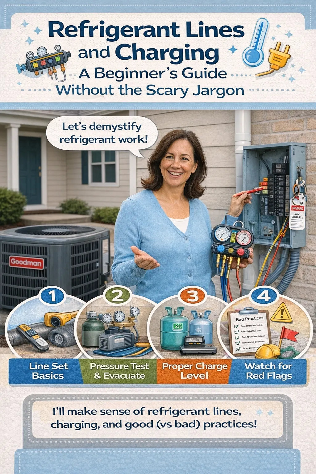Refrigerant Lines and Charging A Beginner’s Guide Without the Scary Jargon