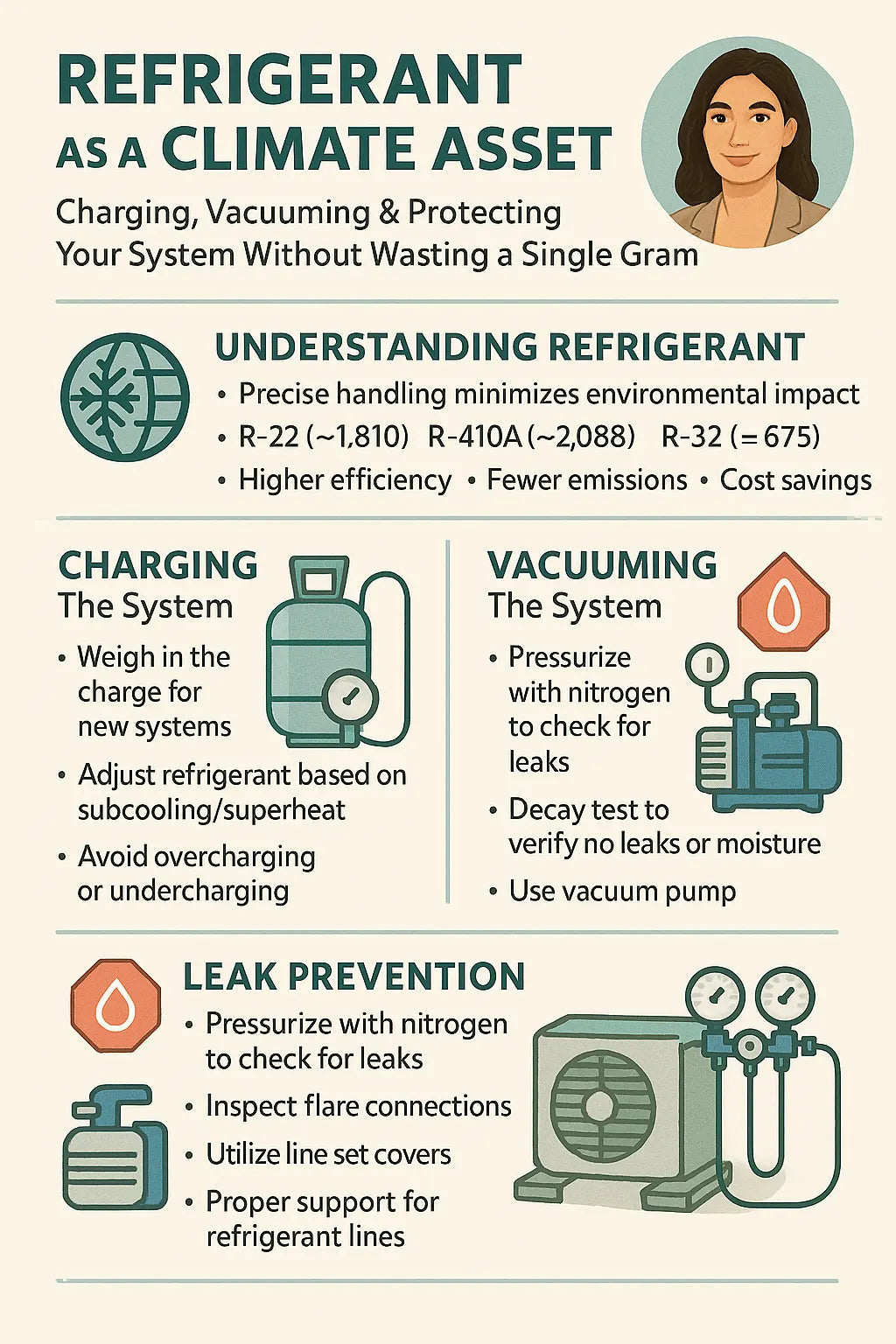 Refrigerant as a Climate Asset — Charging, Vacuuming & Protecting Your System Without Wasting a Single Gram