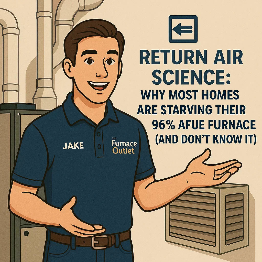 Return Air Science: Why Most Homes Are Starving Their 96% AFUE Furnace (and Don’t Know It)