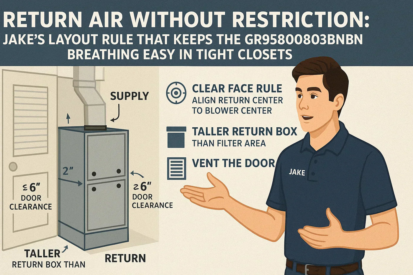 Return Air Without Restriction: Jake’s Layout Rule That Keeps the GR9S800803BN Breathing Easy in Tight Closets