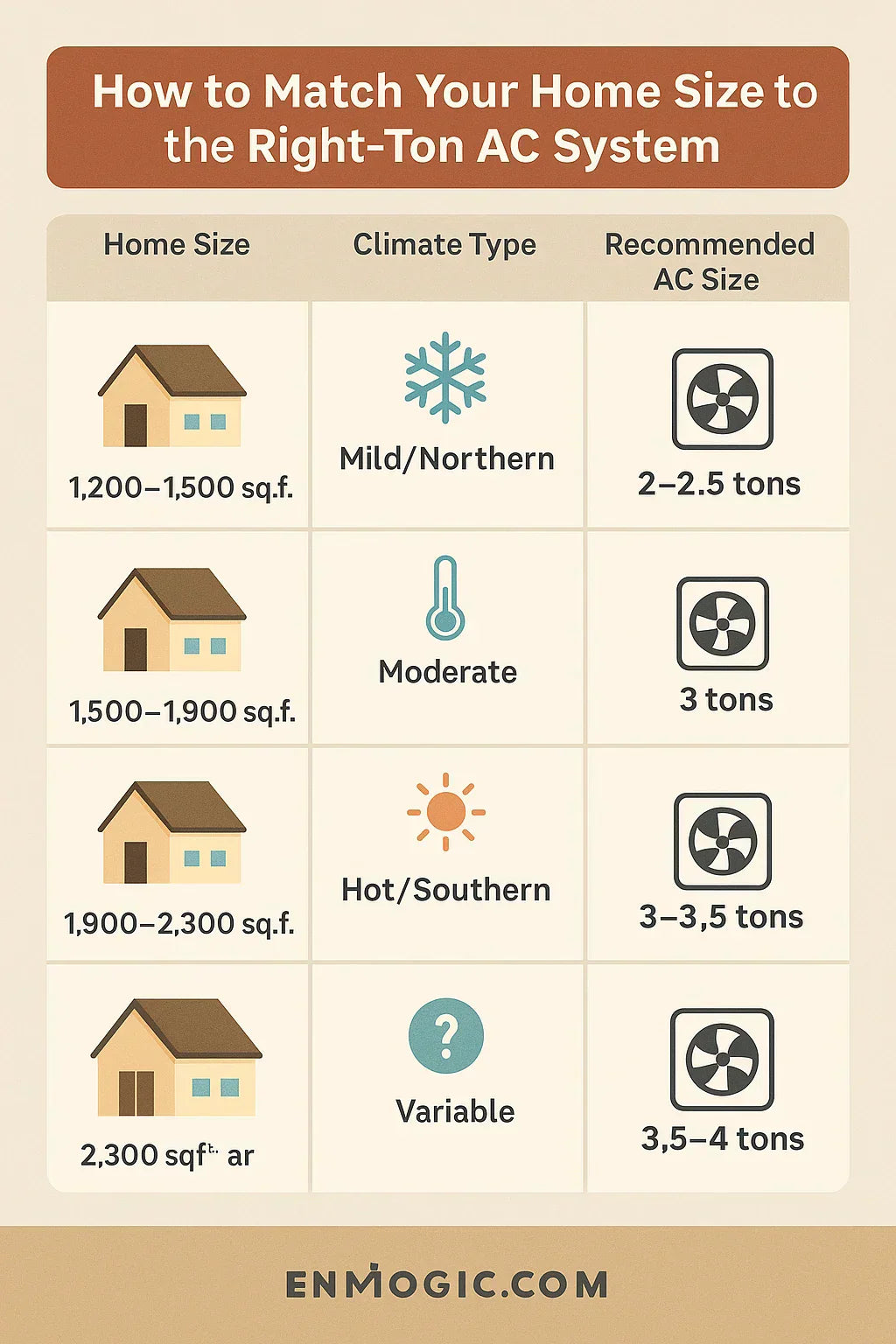Right-Sizing Your System — Is 3 Tons Enough Cooling for Your Home Layout?