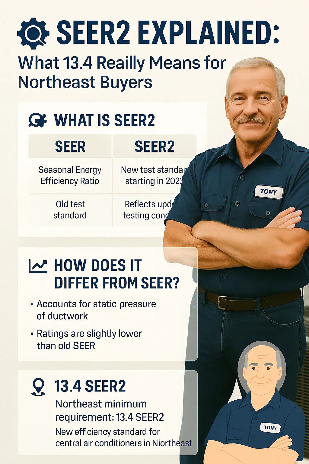 SEER2 Explained: What 13.4 Really Means for Northeast Buyers