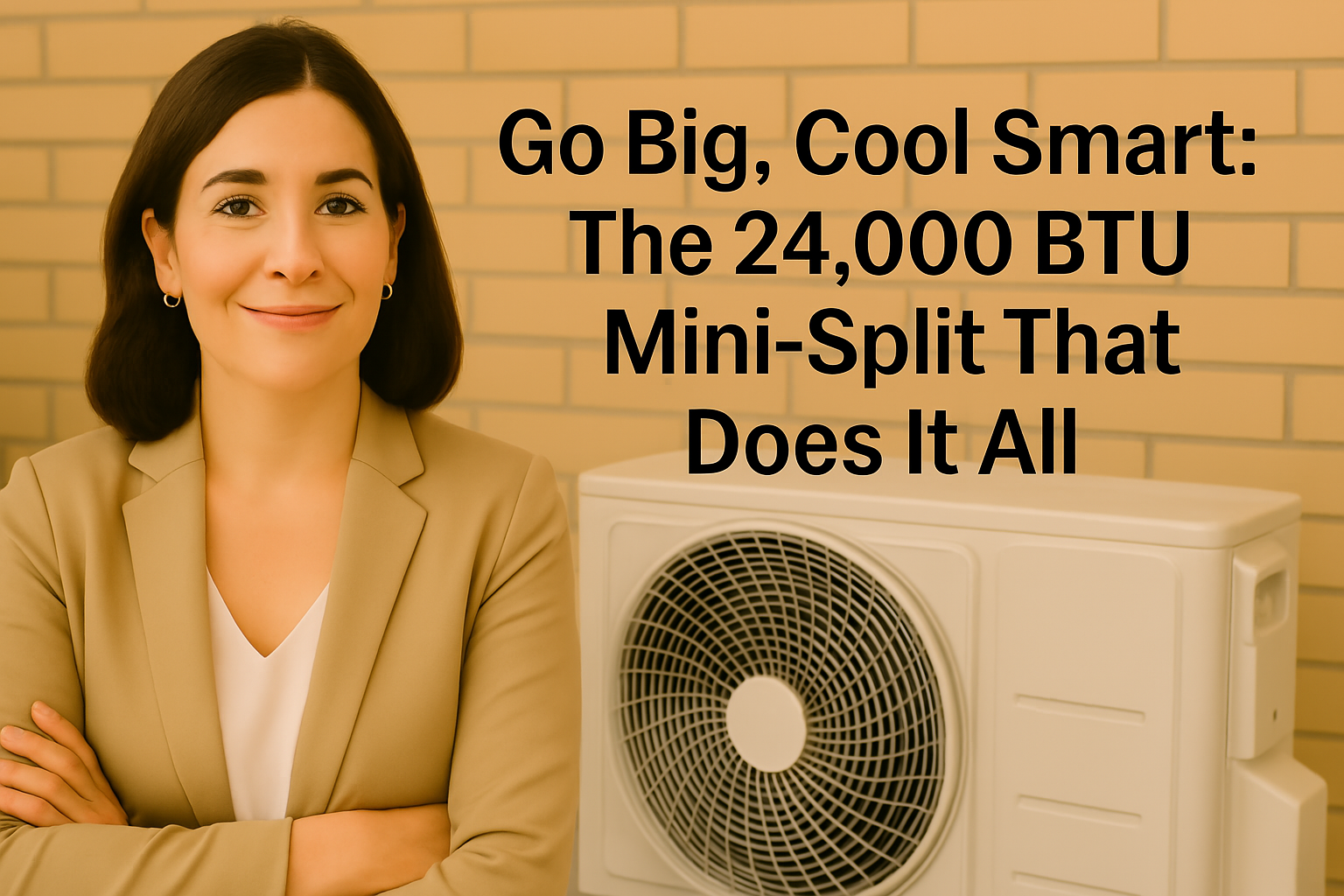 Go Big, Cool Smart: The 24,000 BTU Mini-Split That Does It All