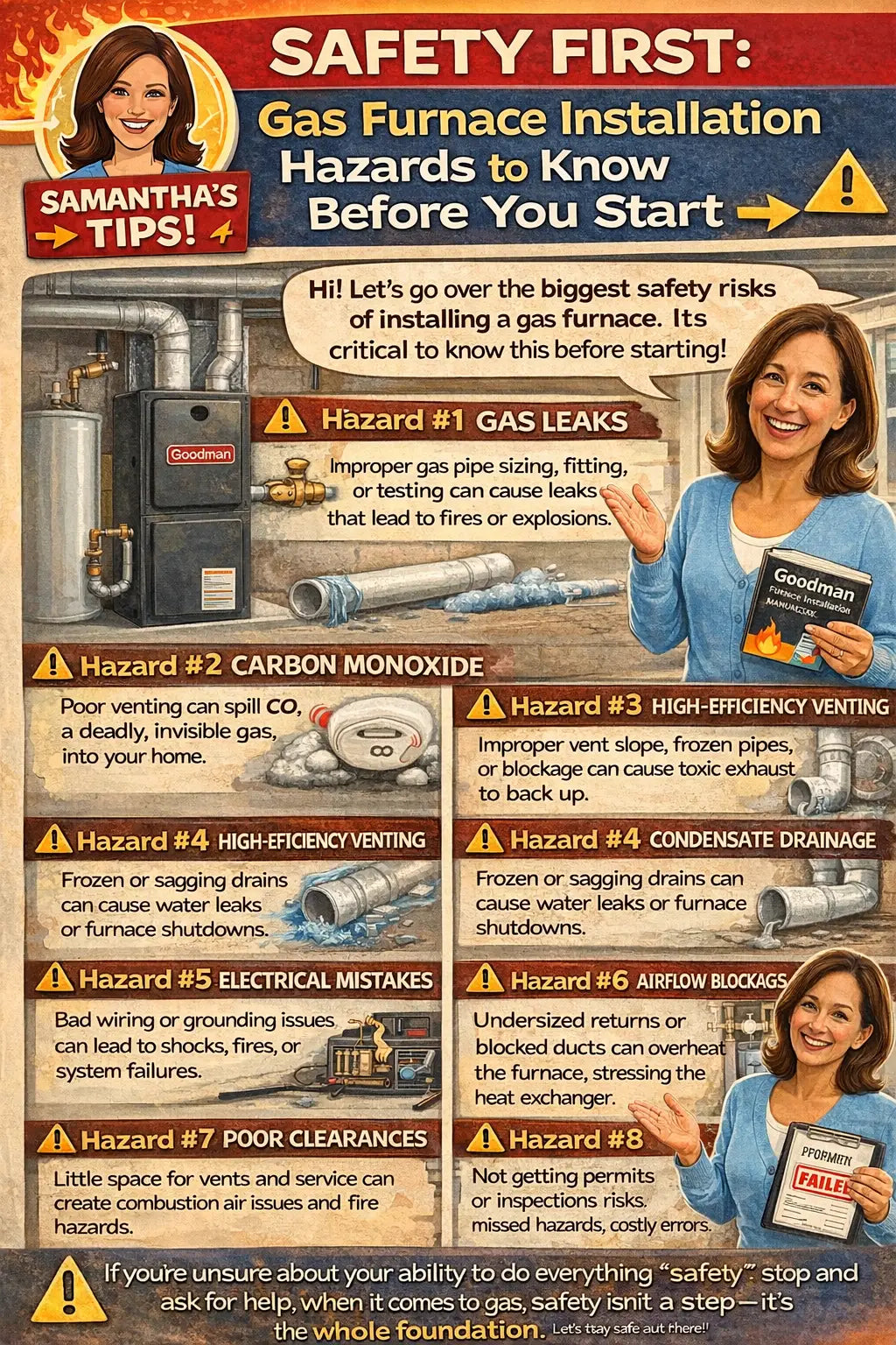 Safety First: Gas Furnace Installation Hazards to Know Before You Start