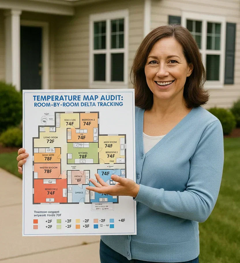Samantha’s Temperature Map Audit: How to Use Room-by-Room Delta Tracking to Dial In Heating Capacity