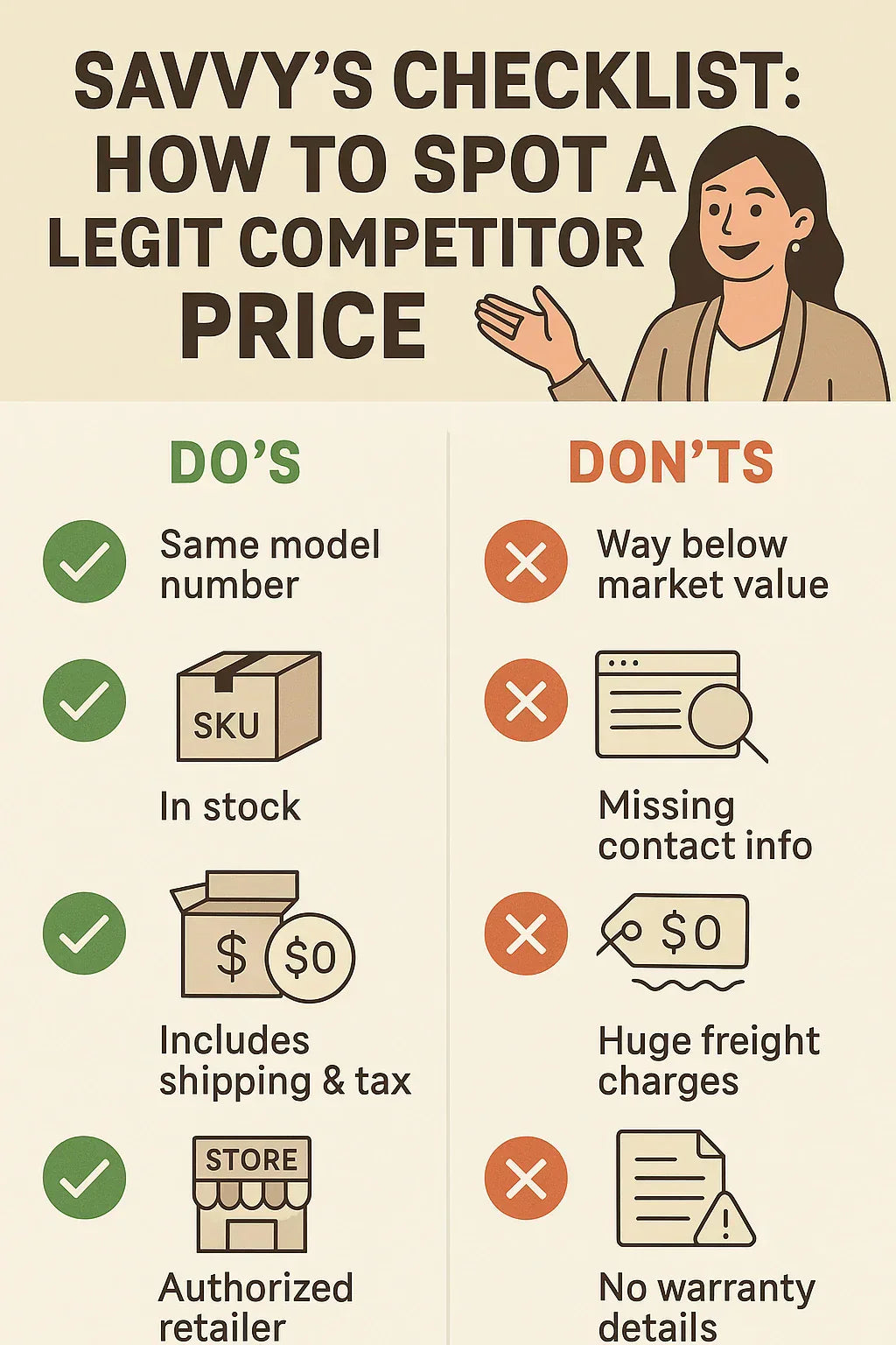 Savvy’s Shopping Tips How to Spot a Legit Competitor Price