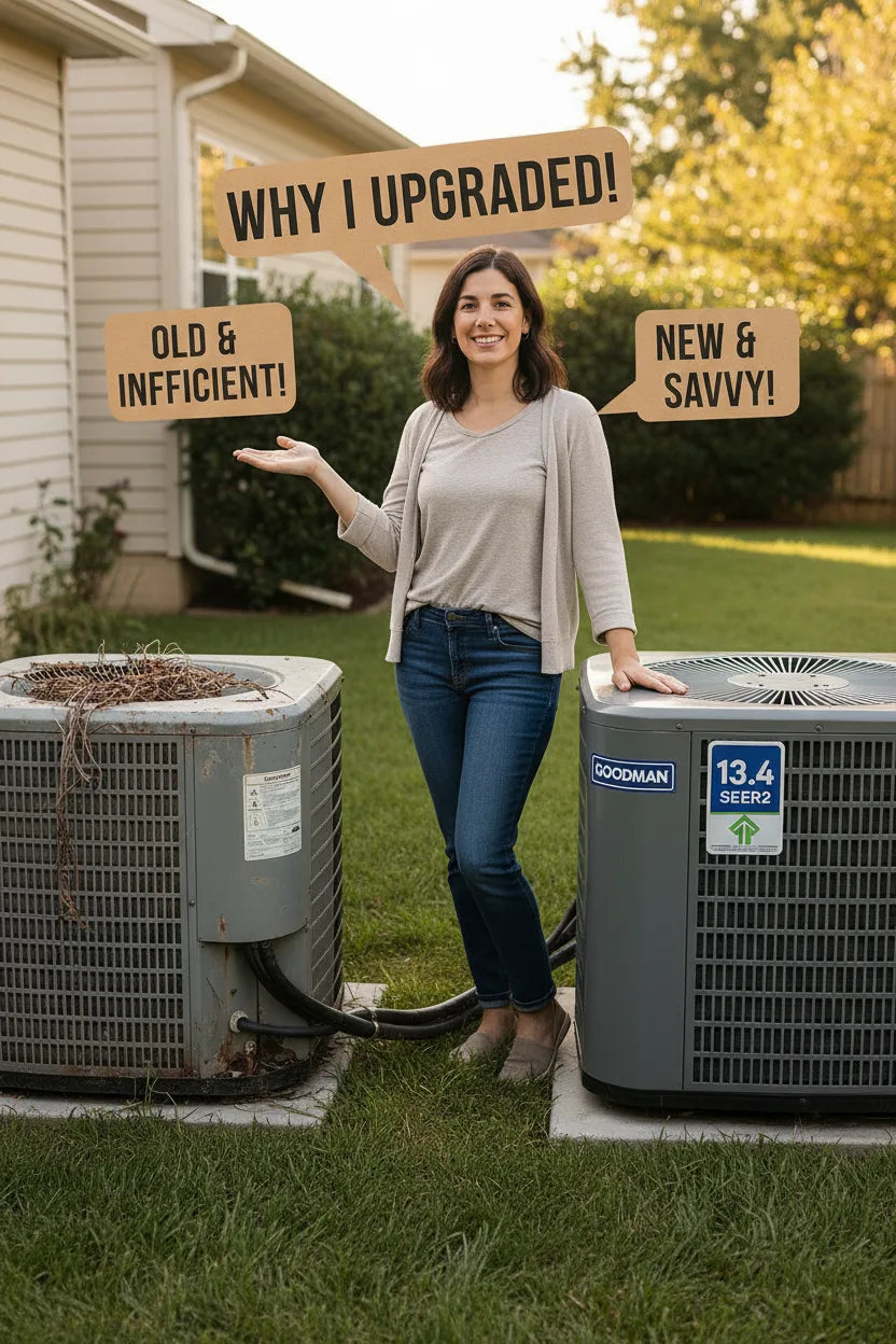 Savvy’s Upgrade Story — Why I Replaced My Old AC with a Goodman 13.4 SEER2 R-32