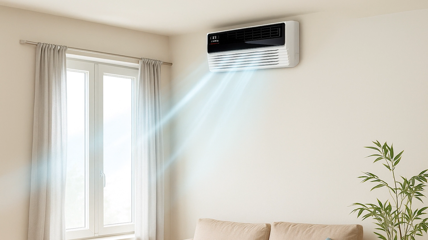 Amana 11,800 BTU 230/208V Through-the-Wall Air Conditioner with Electric Heat and Remote