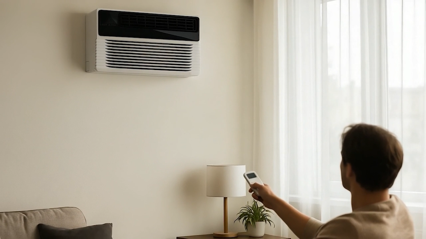 Amana 9,300 BTU 230/208V Through-the-Wall Air Conditioner with Remote 